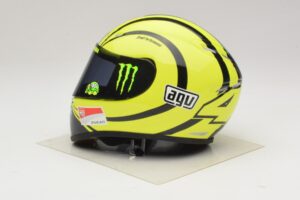 Каска AGV V. Rossi MotoGP Valencia Test 2009 Minichamps 1:2 327100066 Метал — снимка 2 от 7