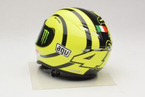 Каска AGV V. Rossi MotoGP Valencia Test 2009 Minichamps 1:2 327100066 Метал — снимка 3 от 7