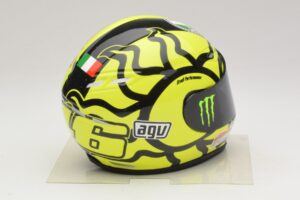 Каска AGV V. Rossi MotoGP Valencia Test 2009 Minichamps 1:2 327100066 Метал — снимка 4 от 7