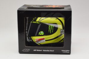 Каска AGV V. Rossi MotoGP Valencia Test 2009 Minichamps 1:2 327100066 Метал — снимка 7 от 7