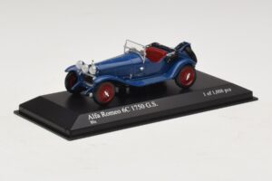 Alfa Romeo 6C 1750 G.S. Син Minichamps 1:43 400120431 Метал — снимка 2 от 5