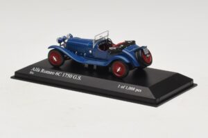 Alfa Romeo 6C 1750 G.S. Син Minichamps 1:43 400120431 Метал — снимка 3 от 5