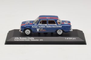 Alfa Romeo Giulia Europa-Testfahrt Sizilien-Hammerfest Minichamps 1:43 400120905 Метал
