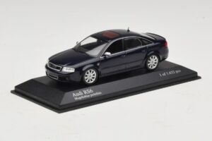 Audi RS6 C5 Син Металик Minichamps 1:43 400011702 Метал — снимка 2 от 5