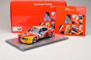 BMW 3.0 CSL Art Car Alexander Calder #51 H. Poulain / S. Posey / J. Guichet 24 Hours of Le Mans 1975 Minichamps 1:18 80430150 — снимка 7 от 7