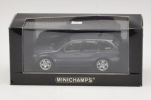 BMW X5 E53 4.4i Сив Металик Заместваща Кутия Minichamps 1:43 80420393166-R1 Метал — снимка 5 от 5