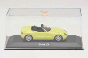 BMW Z1 E30 Жълт Maxichamps 1:43 940020100 Метал — снимка 4 от 5