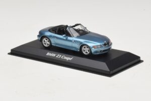 BMW Z3 Син Maxichamps 1:43 940024331 Метал — снимка 3 от 5