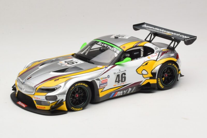 BMW Z4 GT3 #46 M. Palttala / L. Luhr 24 Hours of Spa Winner 2015 Minichamps 1:18 151152346 Метал