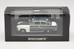 Borgward Isabella Polizei Frankfurt Minichamps 1:43 400096090 Метал — снимка 5 от 5