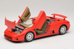 Bugatti EB110 Червен Bburago 1:18 3055-P1 Метал — снимка 2 от 8