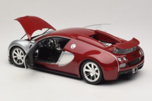 Bugatti Veyron Centenaire Edition Chrome Red Minichamps 1:18 100110851 Метал — снимка 5 от 8