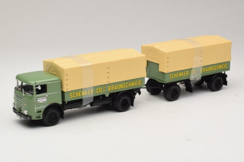 Bussing LU 11/16 Ремарке Платформа Schenker Minichamps 1:43 499073924 Метал