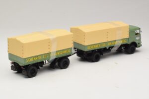 Bussing LU 11/16 Ремарке Платформа Schenker Minichamps 1:43 499073924 Метал — снимка 2 от 6