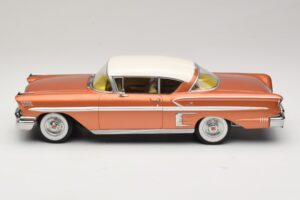 Chevrolet Bel Air Impala Coupe Меден & Кремав KK-Scale 1:18 KKDC181591 Метал — снимка 3 от 6