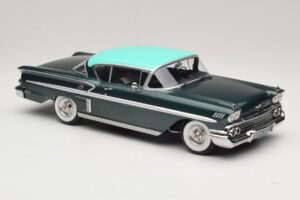 Chevrolet Bel Air Impala Coupe Тъмнозелен Металик & Зелен KK-Scale 1:18 KKDC181594 Метал — снимка 4 от 6