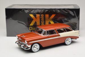 Chevrolet Bel Air Nomad Кафяв Металик & Кремав KK-Scale 1:18 KKDC181294 Метал — снимка 6 от 6