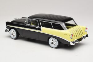 Chevrolet Bel Air Nomad Custom Черен & Светложълт KK-Scale 1:18 KKDC181293 Метал — снимка 5 от 6