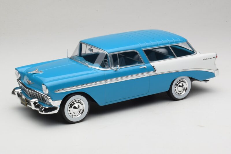 Chevrolet Bel Air Nomad Тюркоазен & Бял KK-Scale 1:18 KKDC181292 Метал