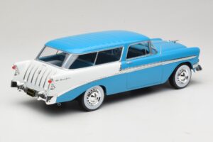 Chevrolet Bel Air Nomad Тюркоазен & Бял KK-Scale 1:18 KKDC181292 Метал — снимка 2 от 6