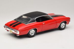 Chevrolet Chevelle SS454 Червен Maisto 1:18 31890-P1 Метал — снимка 3 от 8