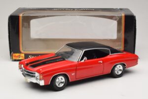 Chevrolet Chevelle SS454 Червен Maisto 1:18 31890-P1 Метал — снимка 8 от 8
