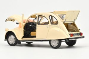 Citroen 2CV Wedding Gift Бежов Norev 1:18 181475 Метал — снимка 3 от 3