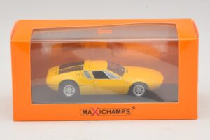 De Tomaso Mangusta Жълт Maxichamps 1:43 940127120 Метал — снимка 5 от 5