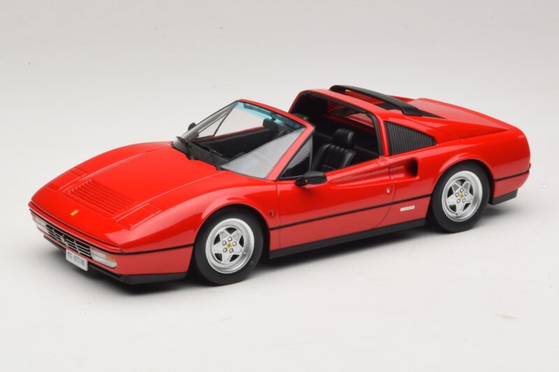 Ferrari 328 GTS Червен С Черен Интериор KK-Scale 1:18 KKDC180551 Метал