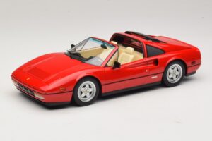 Ferrari 328 GTS US Версия Червен Beverly Hills Cop II С Бежов Интериор KK-Scale 1:18 KKDC181701 Метал
