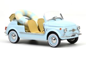 Fiat 500 Jolly Син Norev 1:18 187793 Метал