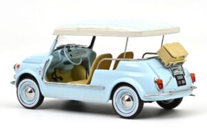 Fiat 500 Jolly Син Norev 1:18 187793 Метал — снимка 3 от 5