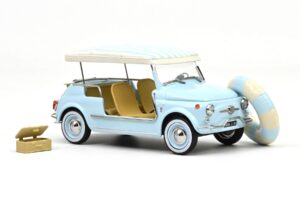 Fiat 500 Jolly Син Norev 1:18 187793 Метал — снимка 4 от 5
