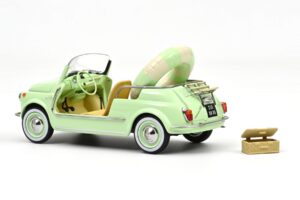Fiat 500 Jolly Зелен Norev 1:18 187794 Метал — снимка 2 от 5
