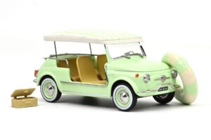 Fiat 500 Jolly Зелен Norev 1:18 187794 Метал — снимка 4 от 5