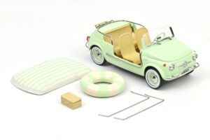 Fiat 500 Jolly Зелен Norev 1:18 187794 Метал — снимка 5 от 5