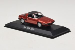 Fiat X1/9 Червен Maxichamps 1:43 940121662 Метал — снимка 3 от 5