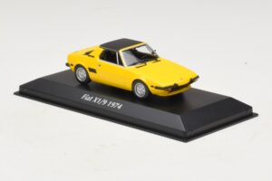 Fiat X1/9 Жълт Maxichamps 1:43 940121660 Метал — снимка 3 от 5