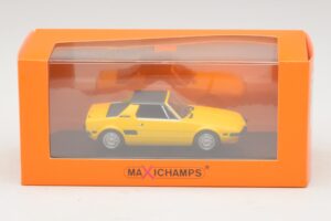 Fiat X1/9 Жълт Maxichamps 1:43 940121660 Метал — снимка 5 от 5