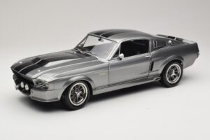 Ford Mustang Shelby GT500 Eleanor Сив Металик & Черен KK-Scale 1:12 KKDC120171 Метал