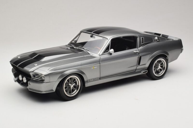 Ford Mustang Shelby GT500 Eleanor Сив Металик & Черен KK-Scale 1:12 KKDC120171 Метал