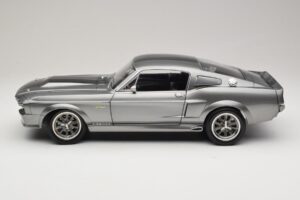 Ford Mustang Shelby GT500 Eleanor Сив Металик & Черен KK-Scale 1:12 KKDC120171 Метал — снимка 4 от 8