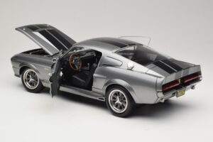 Ford Mustang Shelby GT500 Eleanor Сив Металик & Черен KK-Scale 1:12 KKDC120171 Метал — снимка 5 от 8