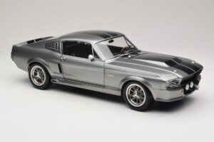 Ford Mustang Shelby GT500 Eleanor Сив Металик & Черен KK-Scale 1:12 KKDC120171 Метал — снимка 6 от 8
