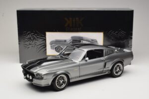 Ford Mustang Shelby GT500 Eleanor Сив Металик & Черен KK-Scale 1:12 KKDC120171 Метал — снимка 8 от 8