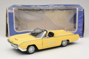 Ford Thunderbird Кабриолет Жълт Anson 1:18 30334-P1 Метал — снимка 8 от 8
