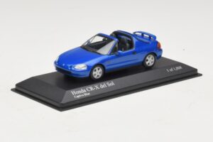 Honda CR-X del Sol EG2 Син Металик Minichamps 1:43 400161931 Метал — снимка 2 от 5