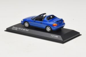 Honda CR-X del Sol EG2 Син Металик Minichamps 1:43 400161931 Метал — снимка 3 от 5