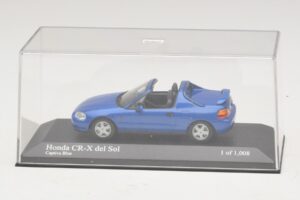 Honda CR-X del Sol EG2 Син Металик Minichamps 1:43 400161931 Метал — снимка 4 от 5