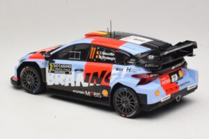Hyundai i20 N Rally1 #11 T. Neuville / M. Wydaeghe Rally Monte Carlo 2026 IXO 1:18 18RMC270B Метал — снимка 5 от 6